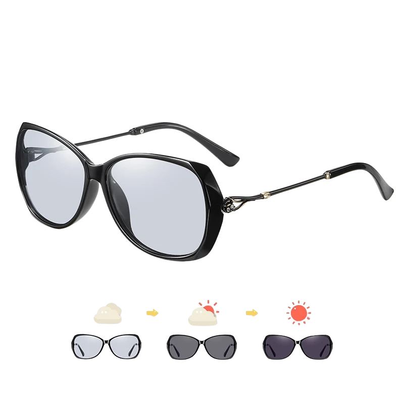 Lunettes solaires photochromiques pour femme